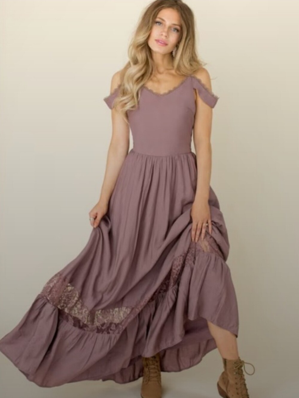 Joyfolie Coral Dress in Orchid Size L NEW